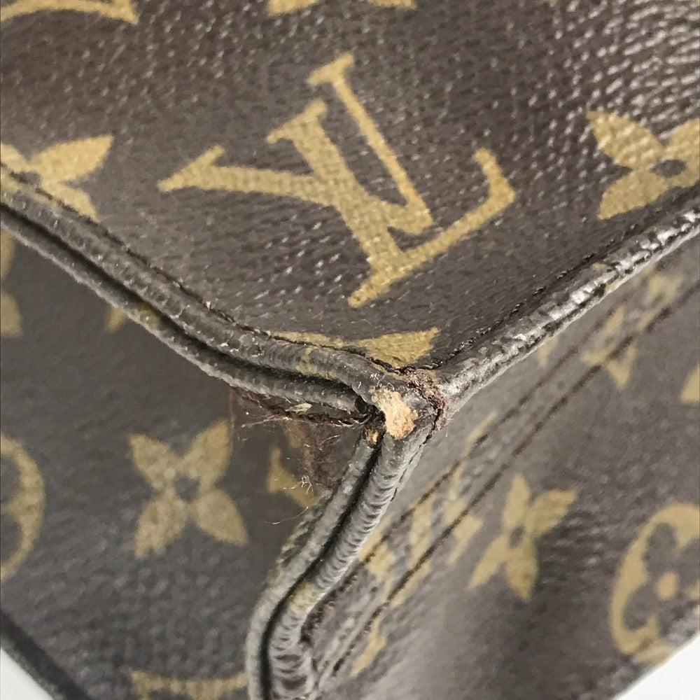 LOUIS VUITTON M51140 モノグラム サックプラ カバン トートバッグ 縦型トート ハンドバッグ モノグラムキャンバス レディース ブラウン