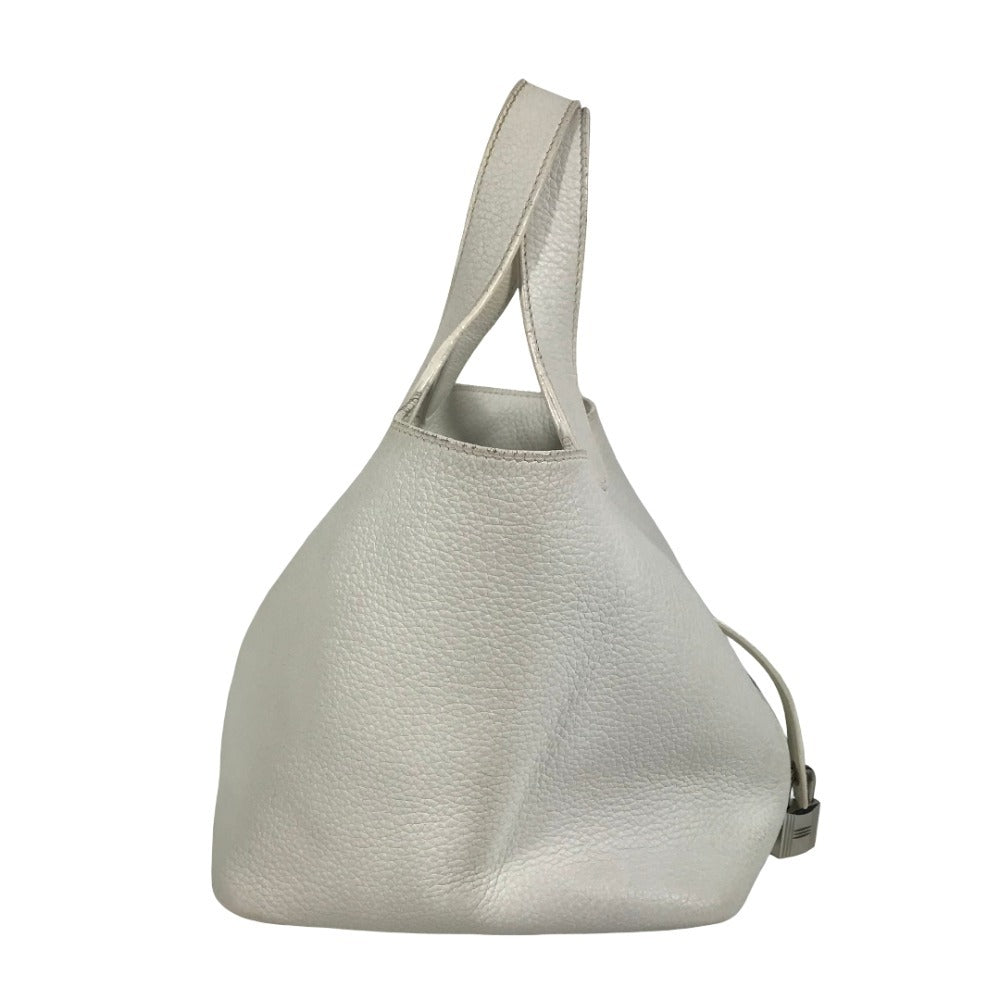 HERMES ピコタンロック PM ピコタンロックPM カバン トートバッグ ハンドバッグ トリヨンクレマンス ユニセックス ホワイト