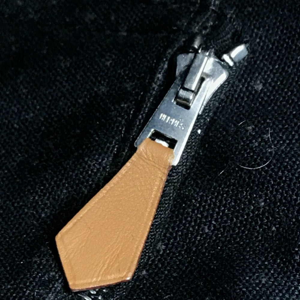 HERMES フールトゥGM フールトゥ GM トートバッグ 肩掛 カバン ショルダーバッグ キャンバス ユニセックス ブラック