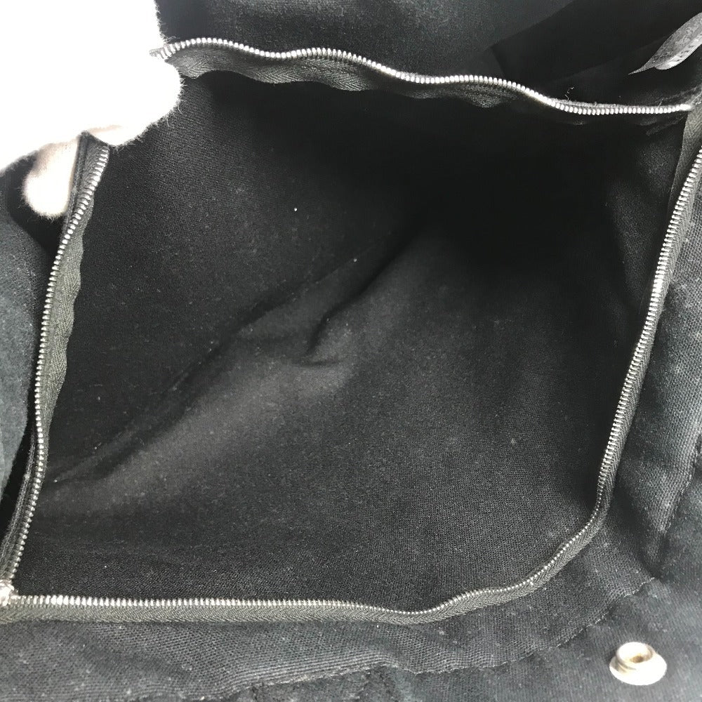 HERMES フールトゥGM フールトゥ GM トートバッグ 肩掛 カバン ショルダーバッグ キャンバス ユニセックス ブラック