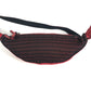 Christian Louboutin mesh spike stud belt bag, crossbody bag, shoulder bag, nylon, unisex, red