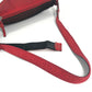 Christian Louboutin mesh spike stud belt bag, crossbody bag, shoulder bag, nylon, unisex, red