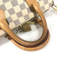 LOUIS VUITTON N40608 Damier Azur Speedy Bandouliere 25 Bag, Mini Boston Bag, Shoulder Bag, Crossbody Bag, Handbag, Damier Azur Canvas, Unisex, White