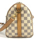 LOUIS VUITTON N40608 Damier Azur Speedy Bandouliere 25 Bag, Mini Boston Bag, Shoulder Bag, Crossbody Bag, Handbag, Damier Azur Canvas, Unisex, White