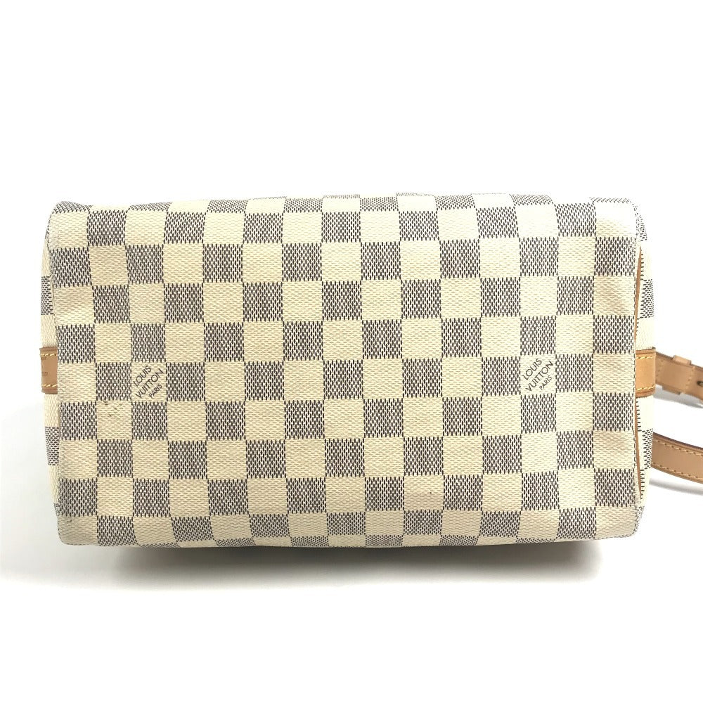 LOUIS VUITTON N40608 Damier Azur Speedy Bandouliere 25 Bag, Mini Boston Bag, Shoulder Bag, Crossbody Bag, Handbag, Damier Azur Canvas, Unisex, White