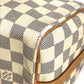 LOUIS VUITTON N40608 Damier Azur Speedy Bandouliere 25 Bag, Mini Boston Bag, Shoulder Bag, Crossbody Bag, Handbag, Damier Azur Canvas, Unisex, White
