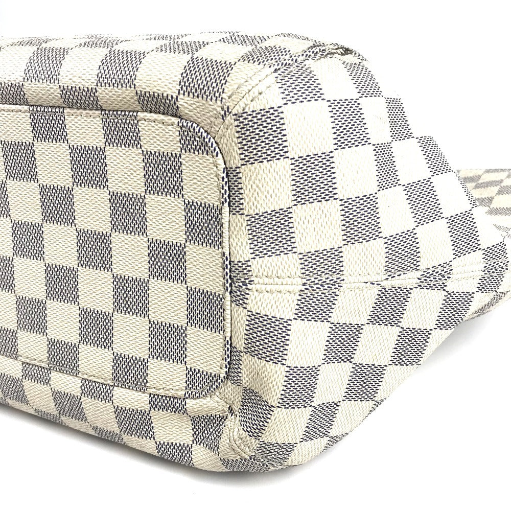 LOUIS VUITTON N41208 ダミエアズール サリナPM 肩掛け トートバッグ カバン ショルダーバッグ ダミエアズールキャンバス レディース ホワイト
