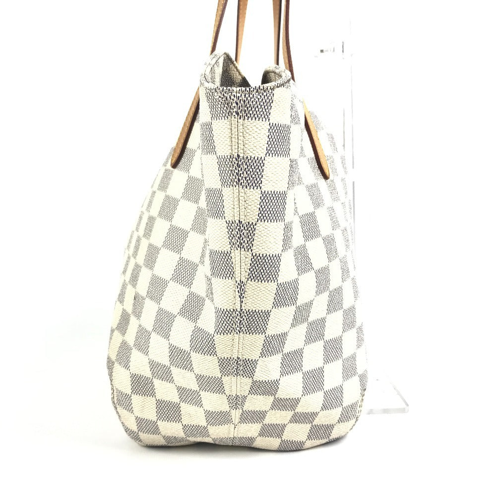 LOUIS VUITTON N41208 ダミエアズール サリナPM 肩掛け トートバッグ カバン ショルダーバッグ ダミエアズールキャンバス レディース ホワイト