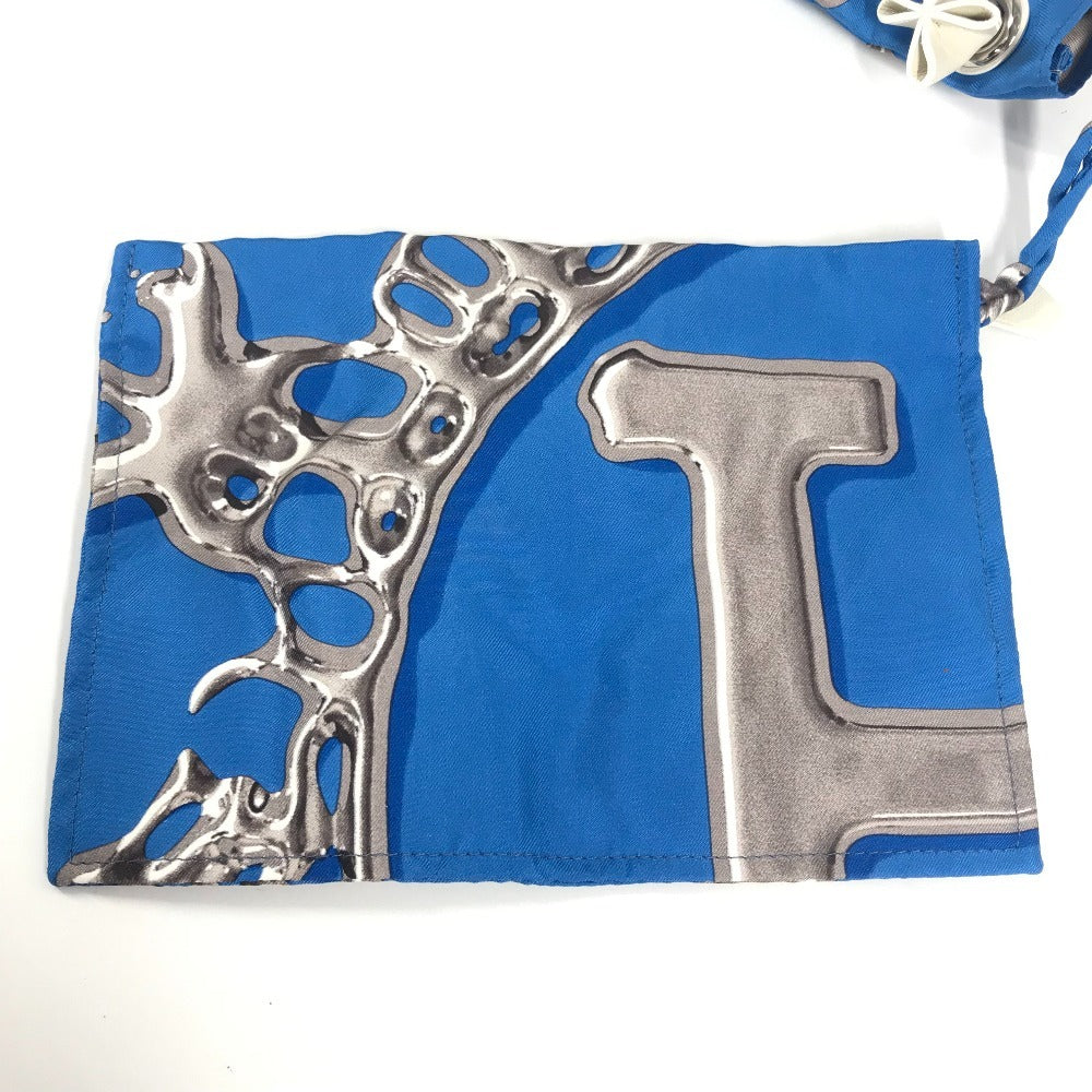 HERMES ポーチ付き シルキーシティGM シルキーシティ GM 斜め掛け カバン ショルダーバッグ シルク レディース ホワイト