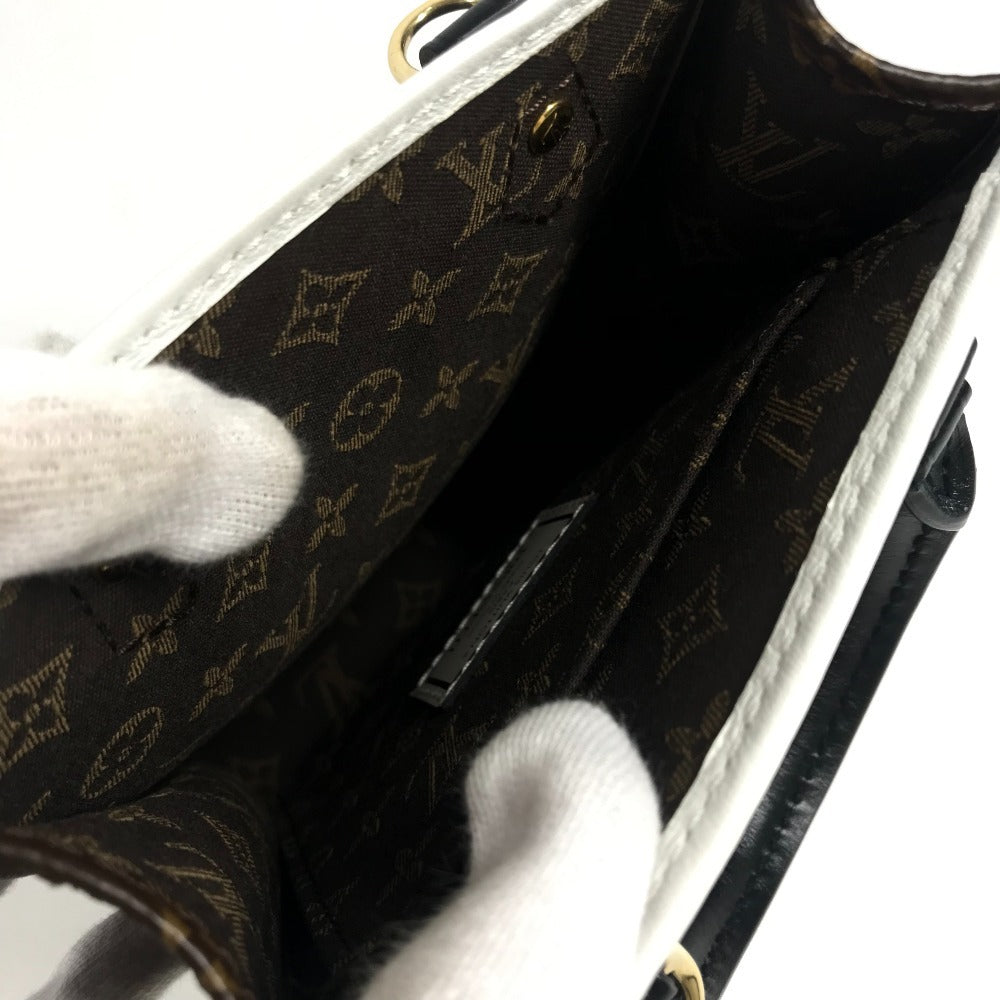 LOUIS VUITTON M80991 フォルナセッティコラボ プティット サックプラ カバン 斜め掛け ハンドバッグ ポシェット 2WAYバッグ ショルダーバッグ レザー レディース ホワイト