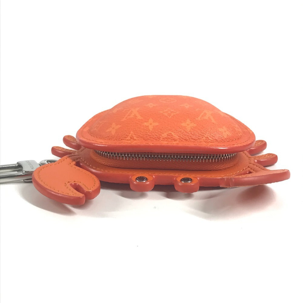 LOUIS VUITTON M01929 モノグラム バッグチャーム LVクラブ バッグチャーム 蟹 カニ コインケース イヤフォンケース キーホルダー モノグラムキャンバス ユニセックス オレンジ