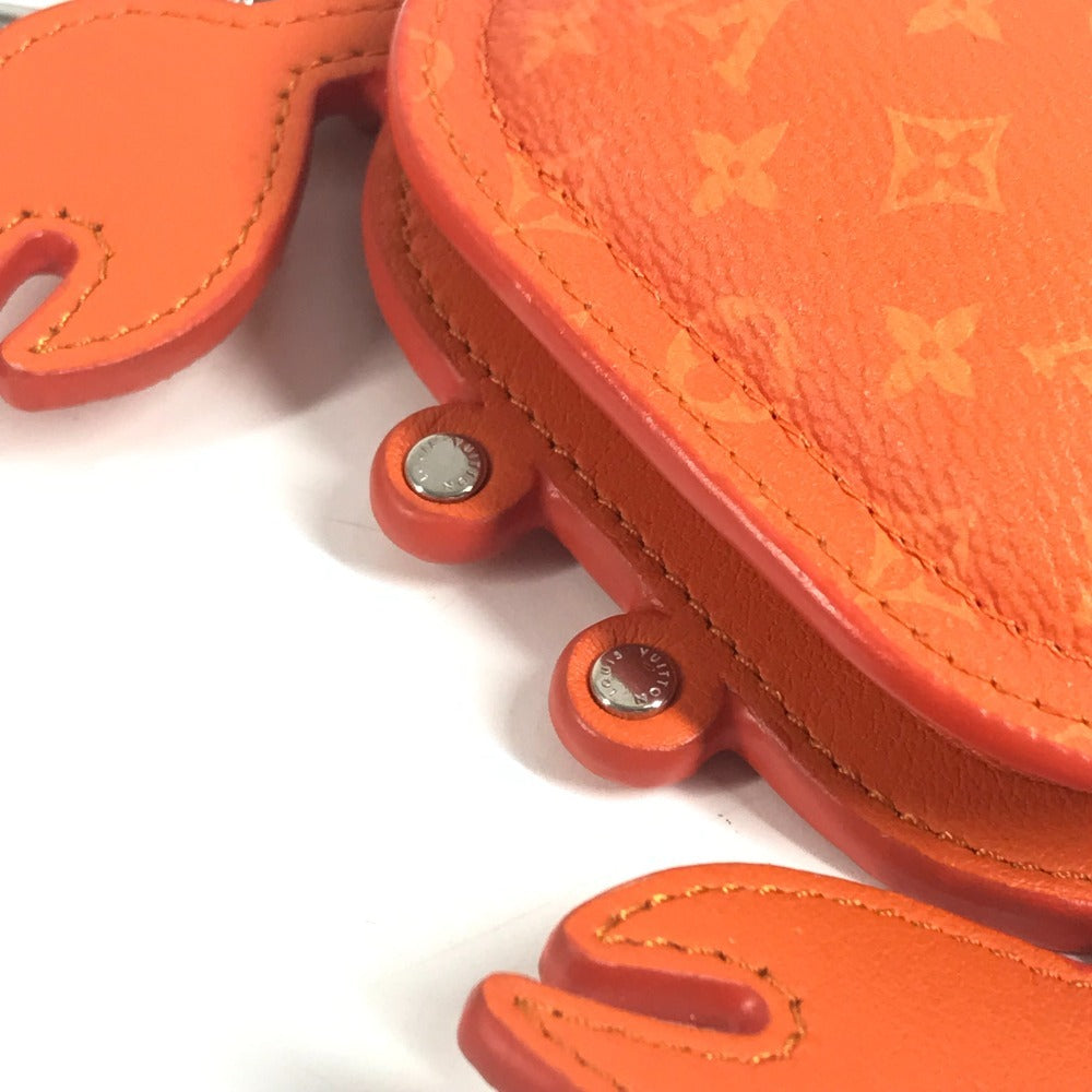 LOUIS VUITTON M01929 モノグラム バッグチャーム LVクラブ バッグチャーム 蟹 カニ コインケース イヤフォンケース キーホルダー モノグラムキャンバス ユニセックス オレンジ