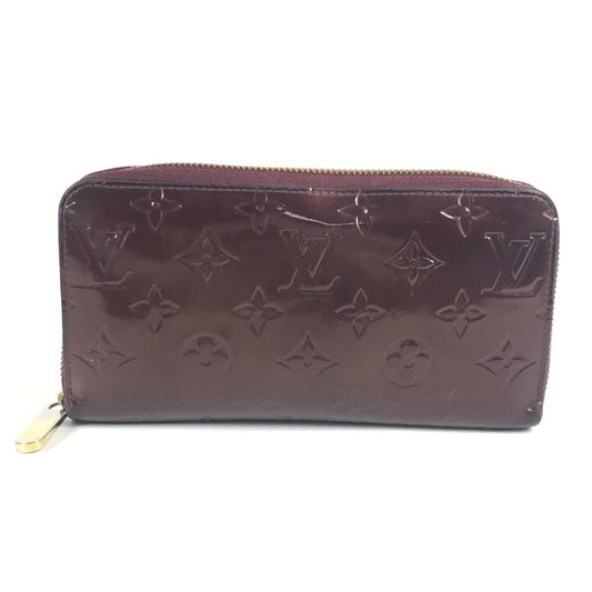 LOUIS VUITTON M93522 モノグラムヴェルニ ジッピーウォレット ラウンドファスナー ロングウォレット 長財布 モノグラムヴェルニキャンバス レディース アマラント パープル