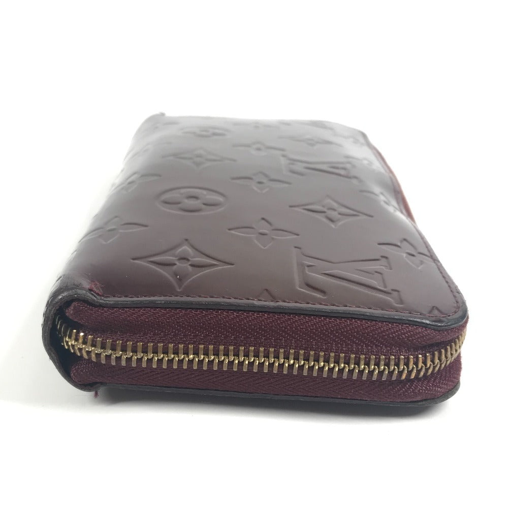 LOUIS VUITTON M93522 モノグラムヴェルニ ジッピーウォレット ラウンドファスナー ロングウォレット 長財布 モノグラムヴェルニキャンバス レディース アマラント パープル