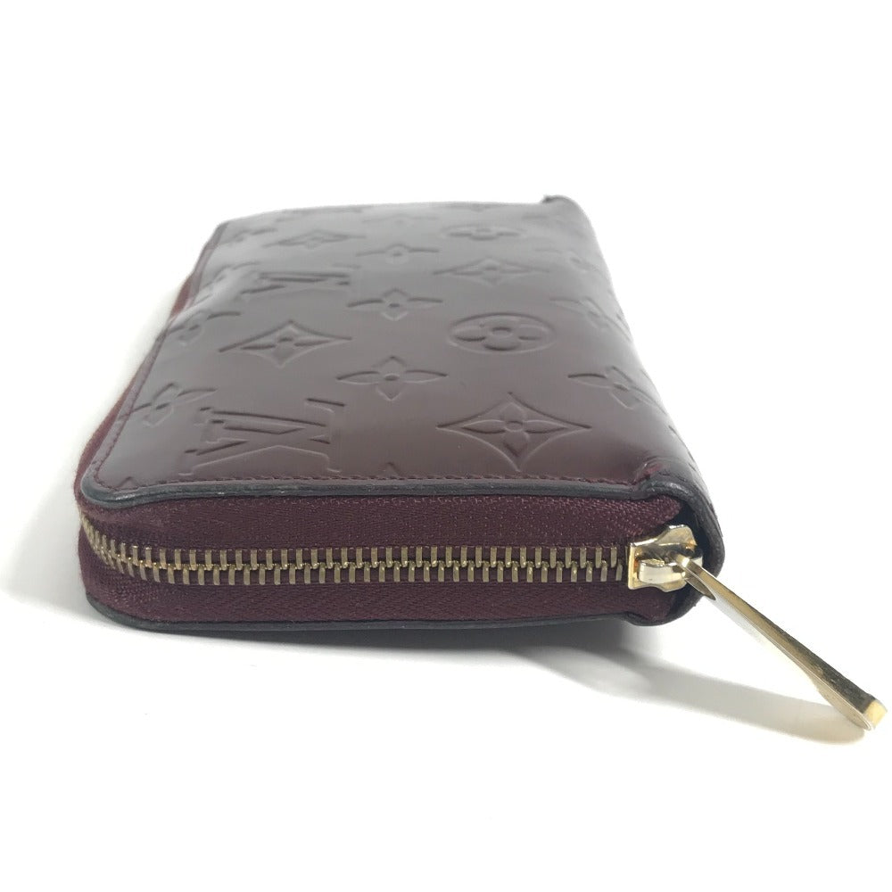 LOUIS VUITTON M93522 モノグラムヴェルニ ジッピーウォレット ラウンドファスナー ロングウォレット 長財布 モノグラムヴェルニキャンバス レディース アマラント パープル