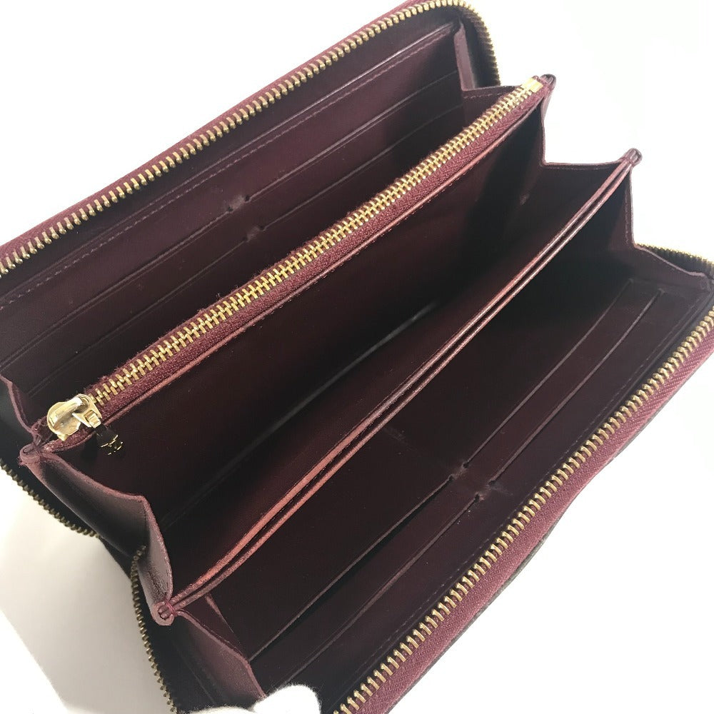 LOUIS VUITTON M93522 モノグラムヴェルニ ジッピーウォレット ラウンドファスナー ロングウォレット 長財布 モノグラムヴェルニキャンバス レディース アマラント パープル