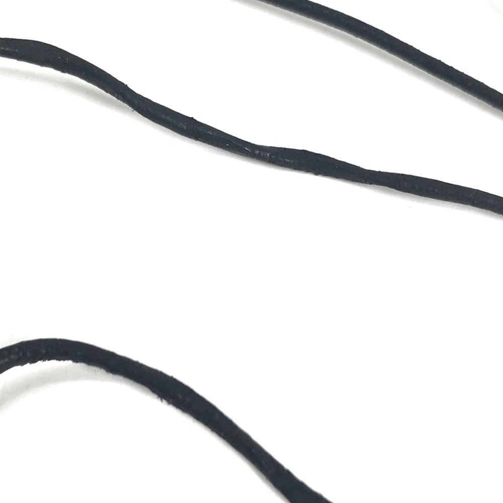 HERMES セット ネックレス アクセサリー AMOUR アムール ペア チョーカー お揃い 2つセット 革紐 ネックレス メタル ユニセックス シルバー