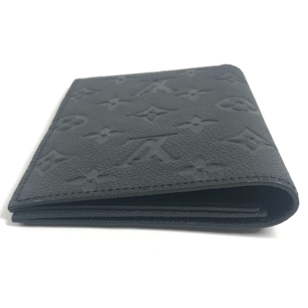 LOUIS VUITTON M63914 モノグラムアンプラント クーヴェルテュール パスポール NM パスポートカバー ステーショナリー 2つ折り パスポートケース モノグラムアンプラントレザー ユニセックス ノワール ブラック