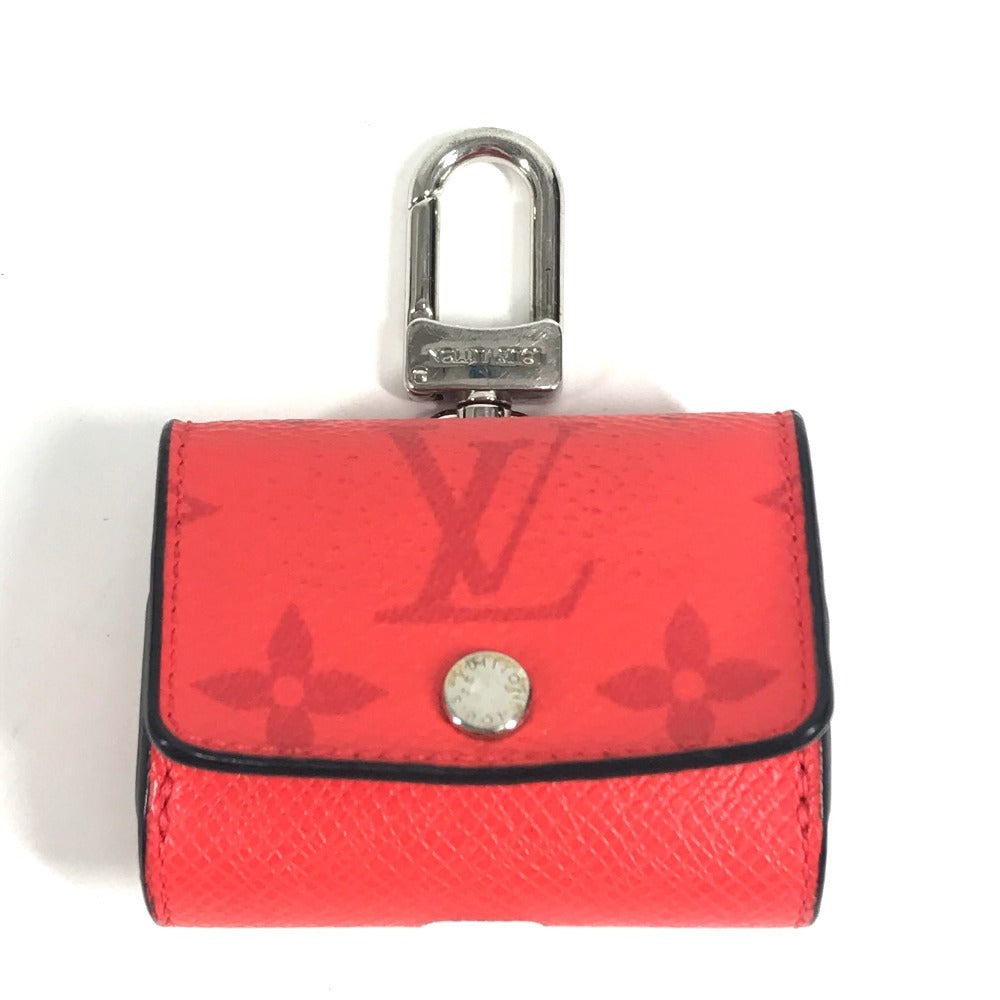 LOUIS VUITTON M77284 モノグラム タイガラマ イヤホン ポーチ airpods エアポッズ イヤフォンケース モノグラムキャンバス ユニセックス レッド