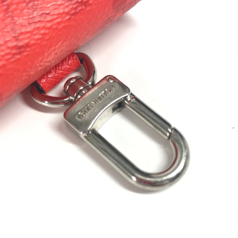 LOUIS VUITTON M77284 モノグラム タイガラマ イヤホン ポーチ airpods エアポッズ イヤフォンケース モノグラムキャンバス ユニセックス レッド