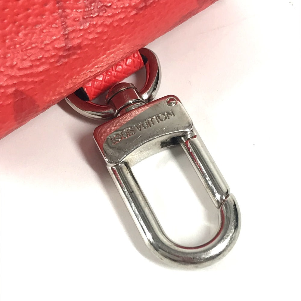 LOUIS VUITTON M77284 モノグラム タイガラマ イヤホン ポーチ airpods エアポッズ イヤフォンケース モノグラムキャンバス ユニセックス レッド