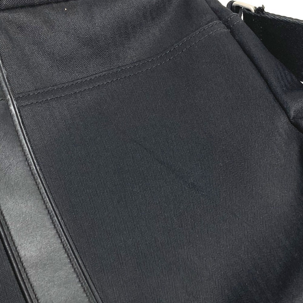 HERMES アカプルコ バサス MM アカプルコバサスMM カバン 斜め掛け メッセンジャーバッグ ショルダーバッグ トワルシェブロン レディース ブラック
