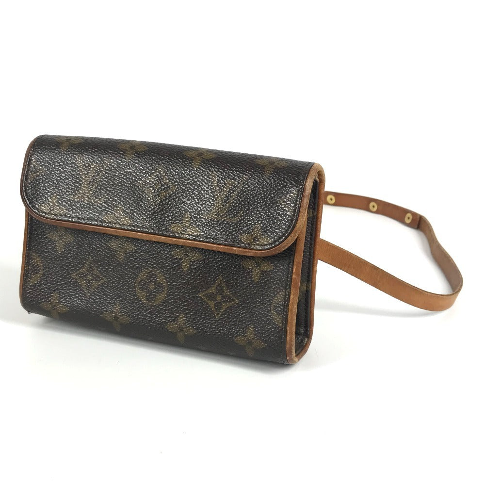 LOUIS VUITTON M51855 モノグラム ポシェット フロランティーヌ カバン ベルトバッグ ボディバッグ クロス ウエストバッグ モノグラムキャンバス レディース ブラウン