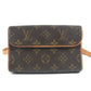 LOUIS VUITTON M51855 モノグラム ポシェット フロランティーヌ カバン ベルトバッグ ボディバッグ クロス ウエストバッグ モノグラムキャンバス レディース ブラウン
