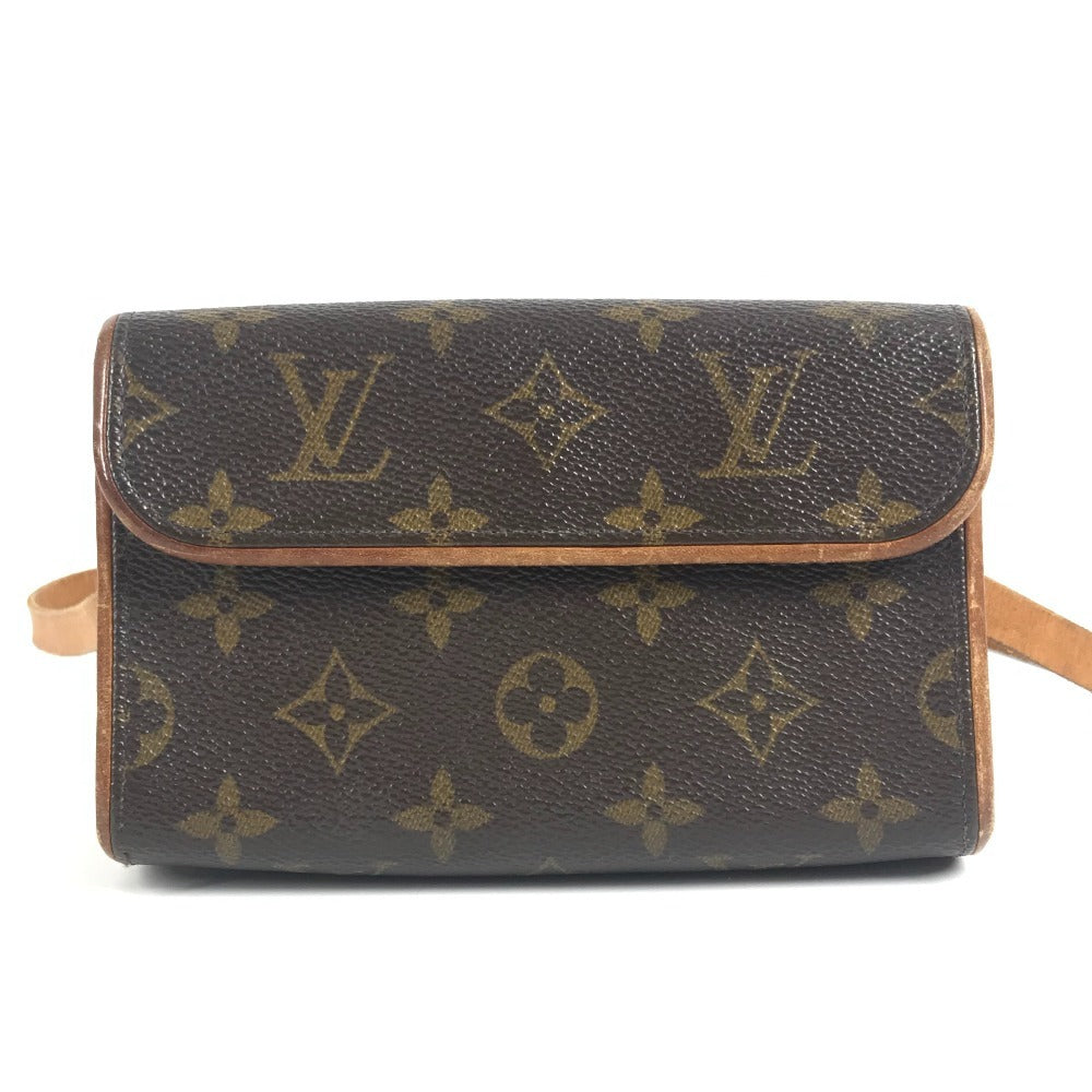 LOUIS VUITTON M51855 モノグラム ポシェット フロランティーヌ カバン ベルトバッグ ボディバッグ クロス ウエストバッグ モノグラムキャンバス レディース ブラウン