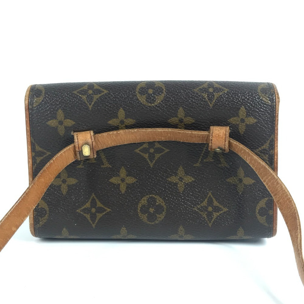 LOUIS VUITTON M51855 モノグラム ポシェット フロランティーヌ カバン ベルトバッグ ボディバッグ クロス ウエストバッグ モノグラムキャンバス レディース ブラウン