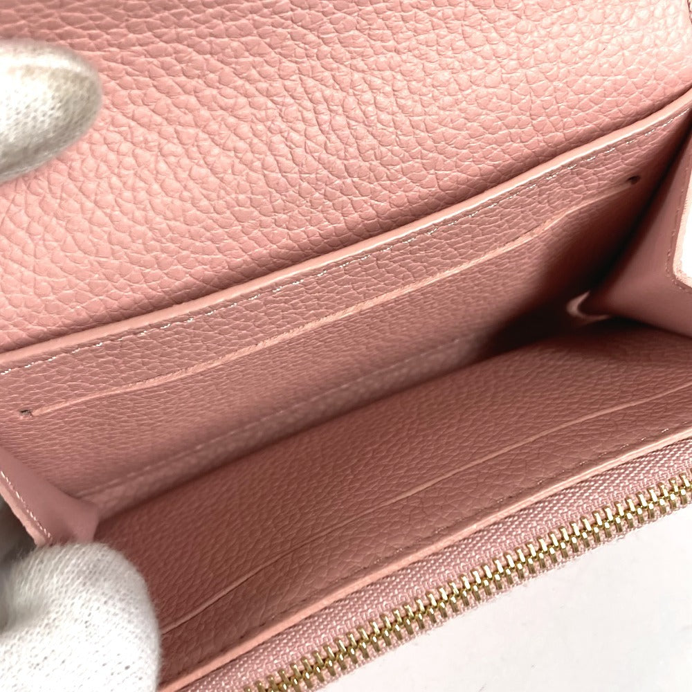 LOUIS VUITTON M81520 モノグラムアンプラント ポルトモネ･ロザリ ポルトモネロザリ コンパクトウォレット 2つ折り財布 モノグラムアンプラントレザー レディース ローズプードル ピンク