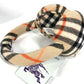 BURBERRY 8105109 チェック ロゴ マフラー 耳あて イヤーマフ ウール レディース ベージュ