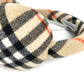 BURBERRY 8105109 チェック ロゴ マフラー 耳あて イヤーマフ ウール レディース ベージュ