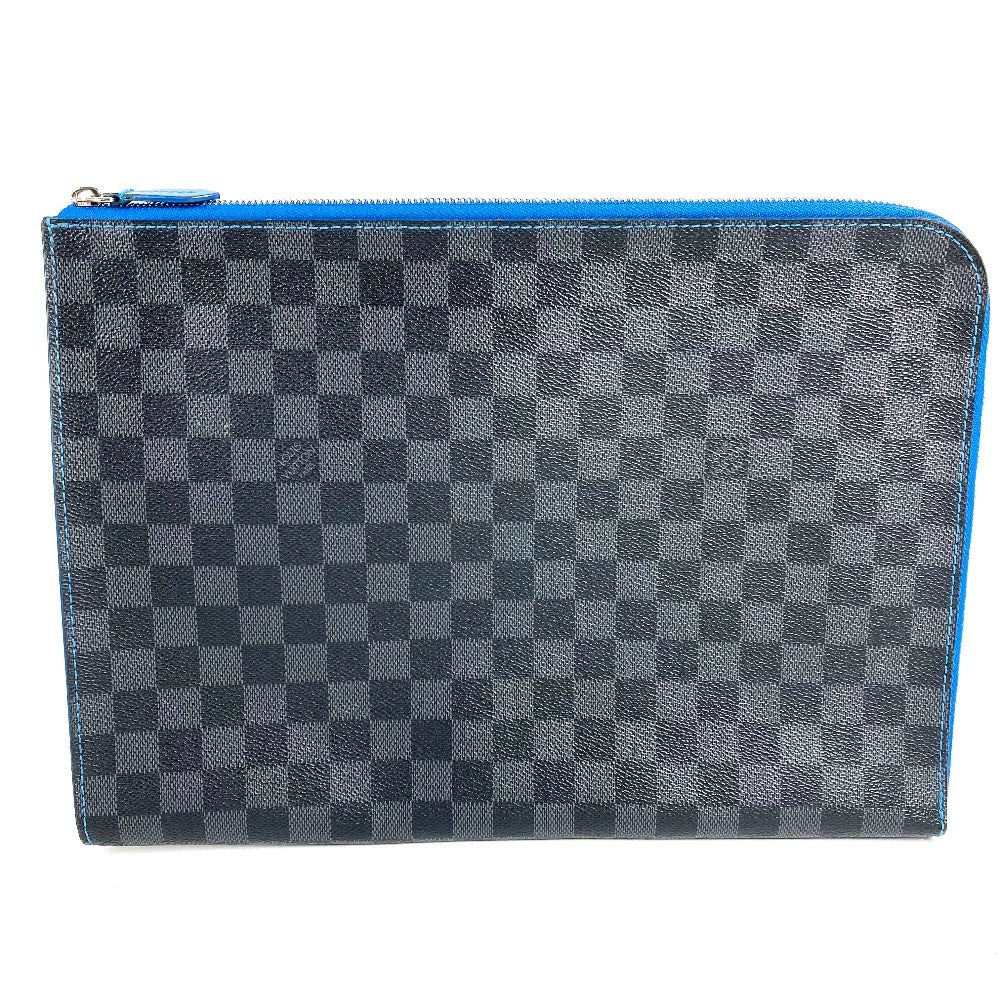 LOUIS VUITTON N64032 ダミエグラフィット ポシェット ジュール GM ポシェットジュール GM カバン ポーチ セカンドバッグ L字ファスナー クラッチバッグ ダミエグラフィットキャンバス ユニセックス ブラック