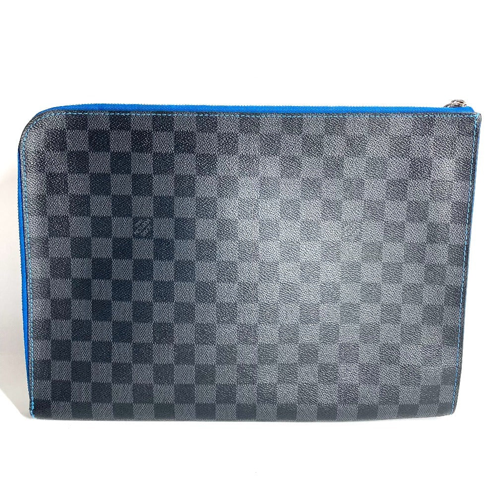 LOUIS VUITTON N64032 ダミエグラフィット ポシェット ジュール GM ポシェットジュール GM カバン ポーチ セカンドバッグ L字ファスナー クラッチバッグ ダミエグラフィットキャンバス ユニセックス ブラック