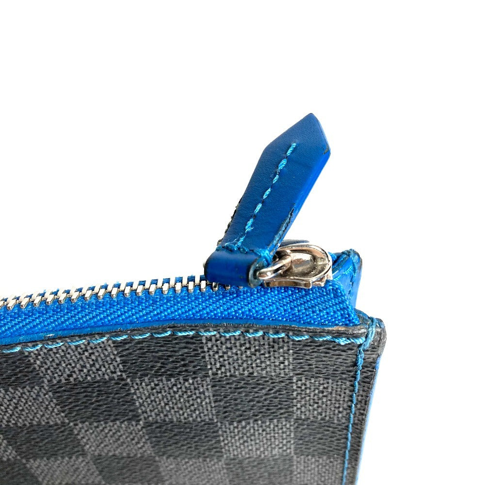 LOUIS VUITTON N64032 ダミエグラフィット ポシェット ジュール GM ポシェットジュール GM カバン ポーチ セカンドバッグ L字ファスナー クラッチバッグ ダミエグラフィットキャンバス ユニセックス ブラック