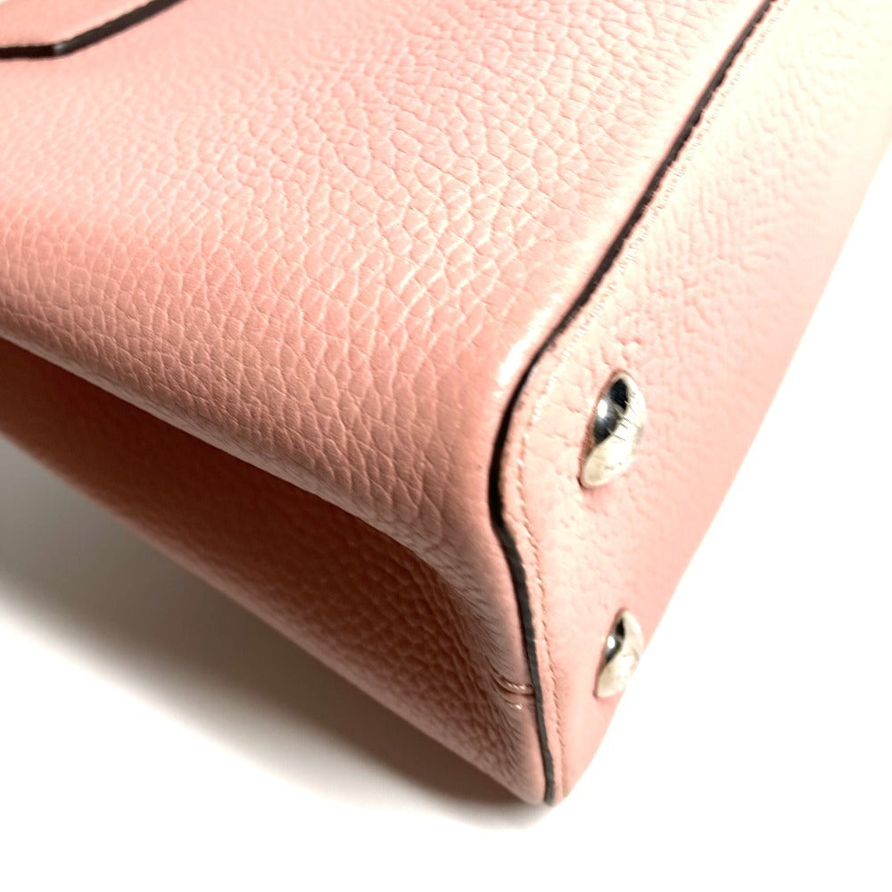 LOUIS VUITTON M42258 Capucines PM Tote Bag, Taurillon Leather Handbag, Magnolia Pink