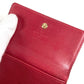 LOUIS VUITTON M91982 モノグラムヴェルニ ポルトモネ ビエ カルト クレディ コンパクトウォレット 3つ折り財布 モノグラムヴェルニキャンバス レディース ポムダムール レッド