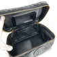 CHANEL Vanity Bag with Mirror, CC Coco Mark Logo, Horizontal Pouch, Makeup Pouch, Cosmetic Pouch, Handbag, Patent Leather, Women's, Black