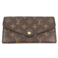 LOUIS VUITTON M62236 モノグラム ポルトフォイユ サラ 2つ折り長財布 フラップ ロングウォレット 長財布 モノグラムキャンバス ユニセックス コクリコ ブラウン