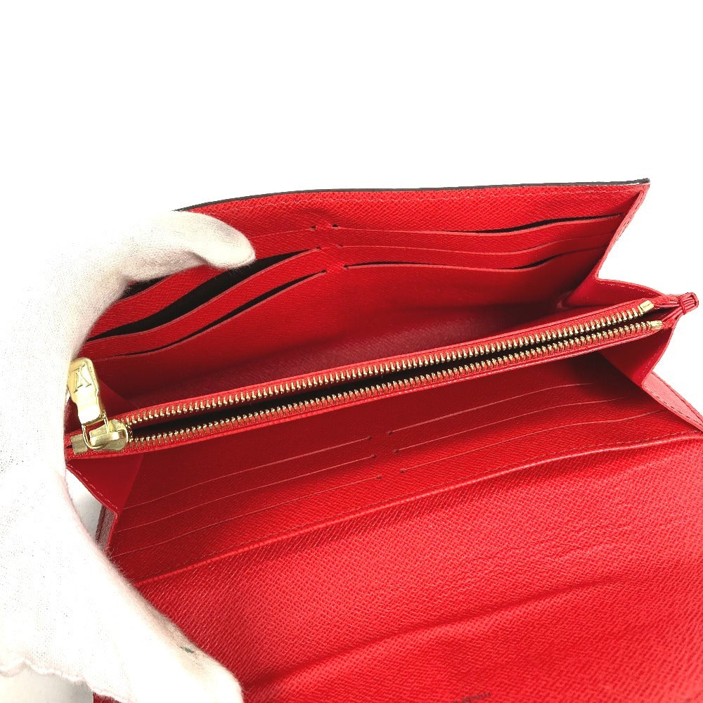 LOUIS VUITTON M62236 モノグラム ポルトフォイユ サラ 2つ折り長財布 フラップ ロングウォレット 長財布 モノグラムキャンバス ユニセックス コクリコ ブラウン