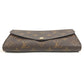 LOUIS VUITTON M62236 モノグラム ポルトフォイユ サラ 2つ折り長財布 フラップ ロングウォレット 長財布 モノグラムキャンバス ユニセックス コクリコ ブラウン