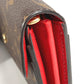 LOUIS VUITTON M62236 モノグラム ポルトフォイユ サラ 2つ折り長財布 フラップ ロングウォレット 長財布 モノグラムキャンバス ユニセックス コクリコ ブラウン