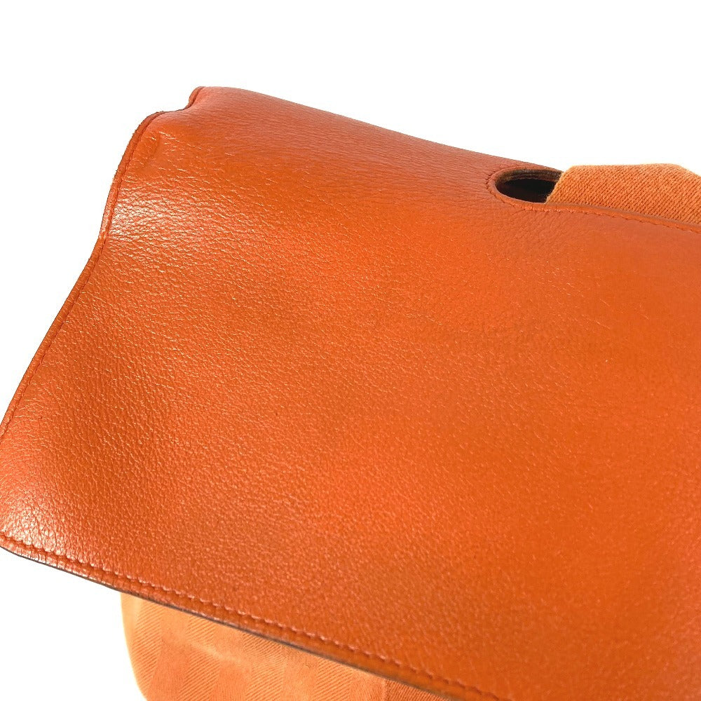 HERMES ヴァルパライソ MM ヴァルパライソMM カバン フラップ トートバッグ ハンドバッグ トワルシェブロン ユニセックス オレンジ