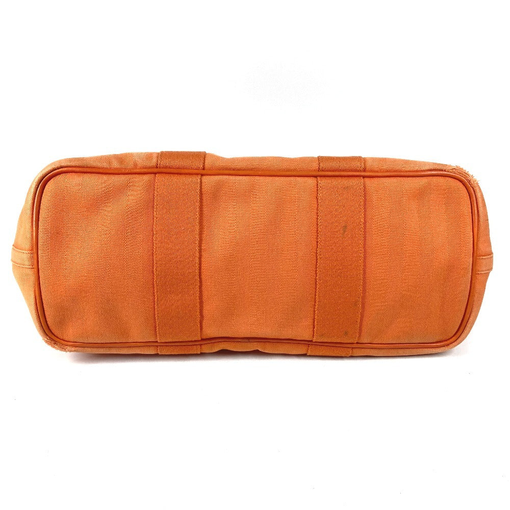 HERMES ヴァルパライソ MM ヴァルパライソMM カバン フラップ トートバッグ ハンドバッグ トワルシェブロン ユニセックス オレンジ