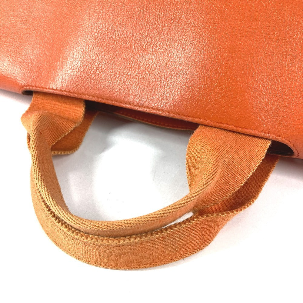 HERMES ヴァルパライソ MM ヴァルパライソMM カバン フラップ トートバッグ ハンドバッグ トワルシェブロン ユニセックス オレンジ