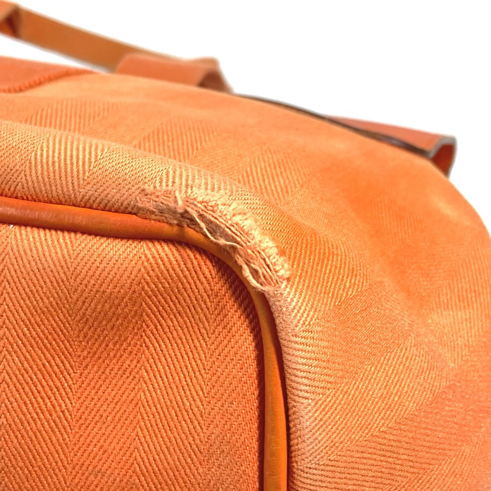 HERMES ヴァルパライソ MM ヴァルパライソMM カバン フラップ トートバッグ ハンドバッグ トワルシェブロン ユニセックス オレンジ