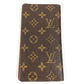 LOUIS VUITTON M60825 モノグラム ポルトカルトクレディ 2つ折り長札入れ ロングウォレット 長財布 モノグラムキャンバス ユニセックス ブラウン