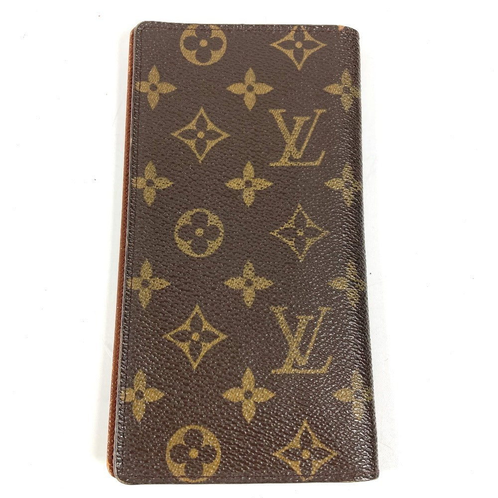 LOUIS VUITTON M60825 モノグラム ポルトカルトクレディ 2つ折り長札入れ ロングウォレット 長財布 モノグラムキャンバス ユニセックス ブラウン