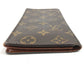LOUIS VUITTON M60825 モノグラム ポルトカルトクレディ 2つ折り長札入れ ロングウォレット 長財布 モノグラムキャンバス ユニセックス ブラウン